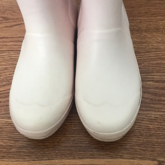 Women’s 5 girls hunter Boots blush color rain - Picture 3 of 5